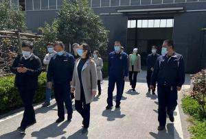 马村区王婕区长带领消防，安全等一行人员来我厂检查指导工作
